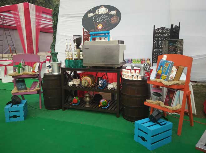 Cafe Coffee Antique Table Top Setup in Delhi and NCR