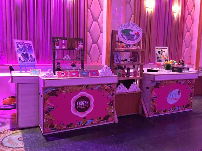 Sugarbite Ice Cream Setup w/out Floor in Delhi and NCR