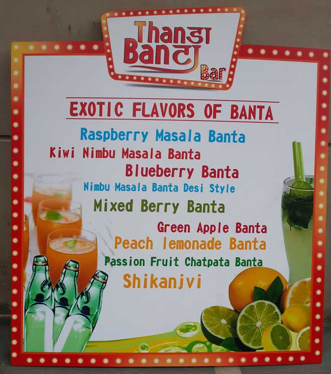 Thanda Banta Bar in Delhi and NCR
